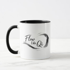 Taza Powered by Coffee and Qi Mug Acupuncture Gift