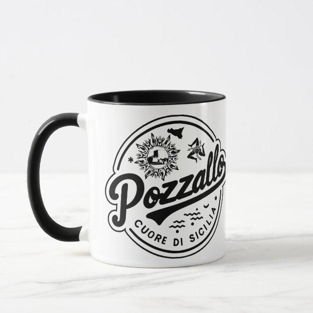 Taza Pozzallo Cuore di Sicilia (Izquierda)