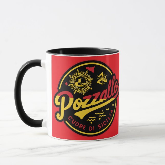 Taza Pozzallo Cuore di Sicilia Mug (Izquierda)