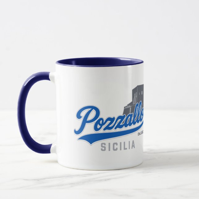 Taza Pozzallo Sicilia Torre Cabrera Mug  (Izquierda)