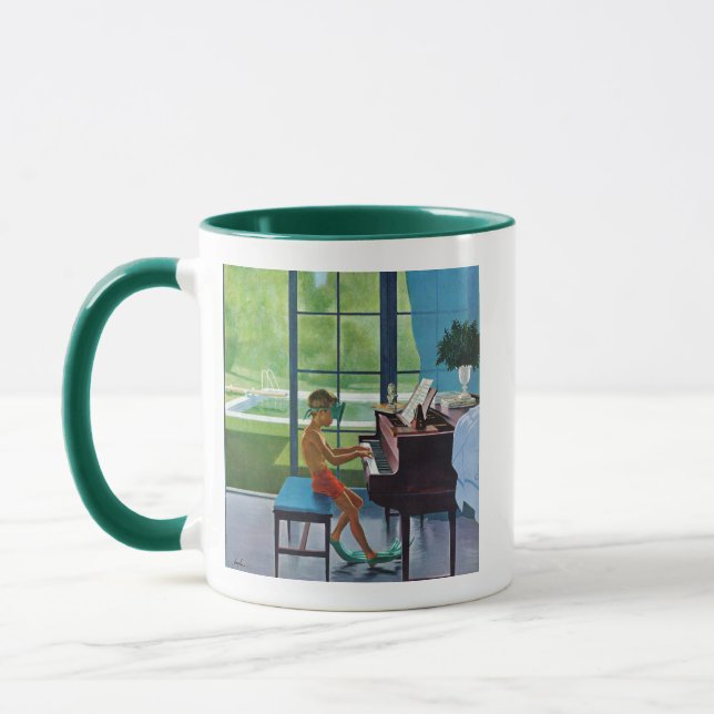 Taza Práctica del piano del Poolside (Izquierda)