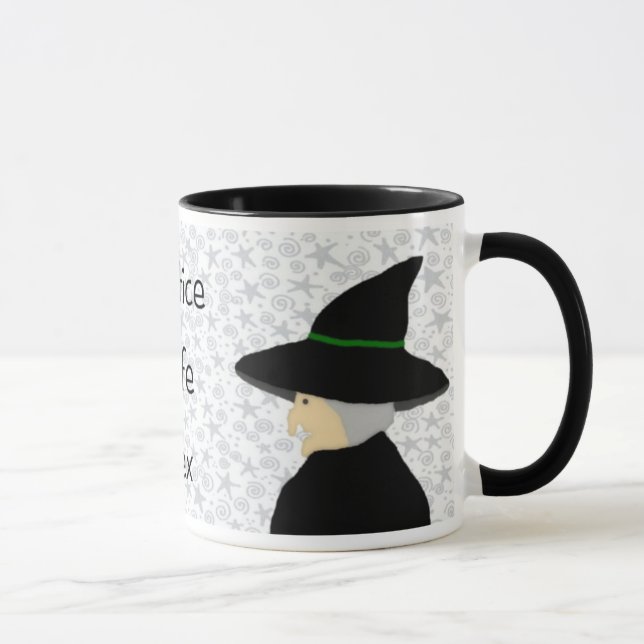 Taza Practicar la bruja Hex segura (Derecha)