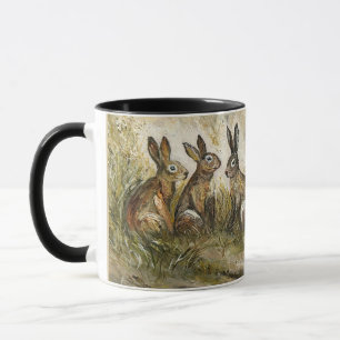 Taza Pradera de pelusa celestial conejo caprichoso fami