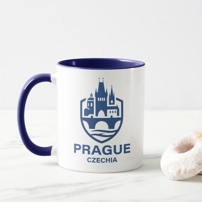 Taza Praga Chequia Europa (Con donut)