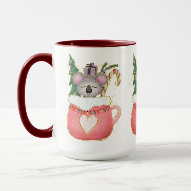 Taza Precious Animal Koala Navidades Adorables (Izquierda)