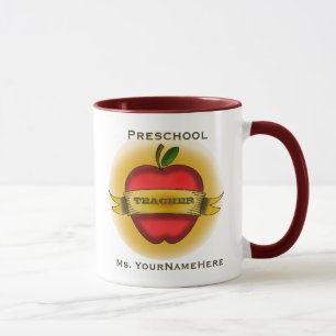 Taza preescolar del profesor