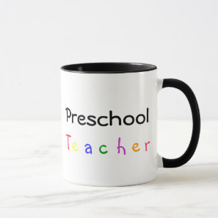 Taza preescolar del profesor