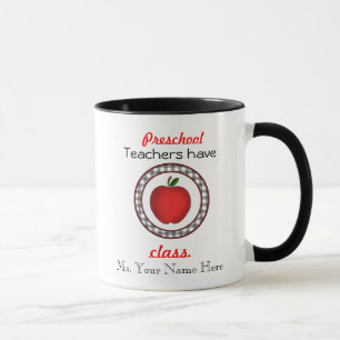 Taza preescolar del profesor - los profesores
