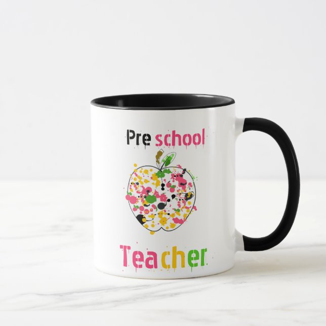 Taza preescolar del profesor - pinte la (Derecha)
