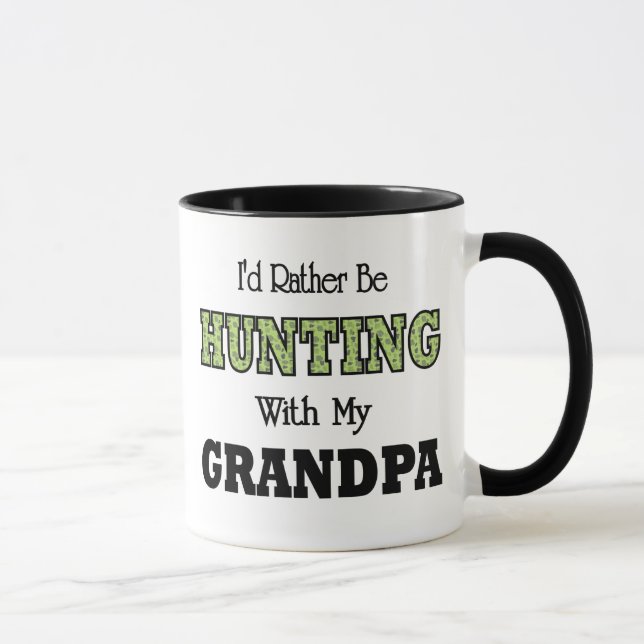 Taza Preferiría estar cazando con el abuelo (Derecha)