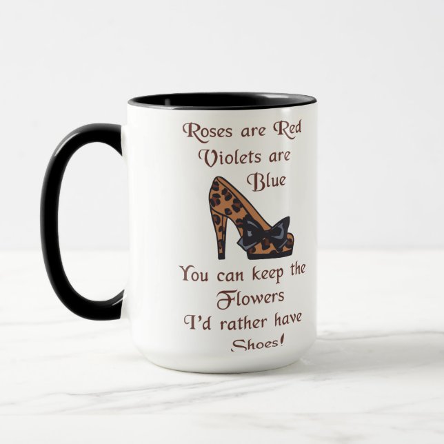 Taza Preferiría Tener Zapatos (Izquierda)