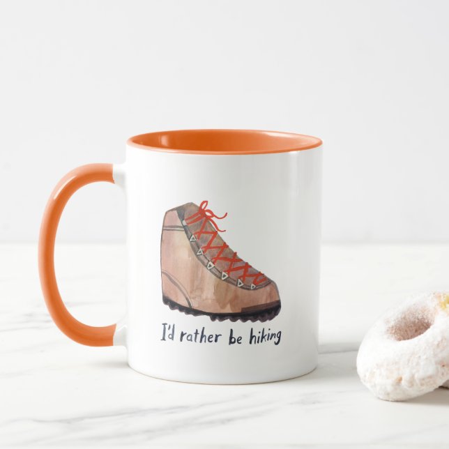 Taza Prefiero caminar por el campamento acuático de Boo (Con donut)