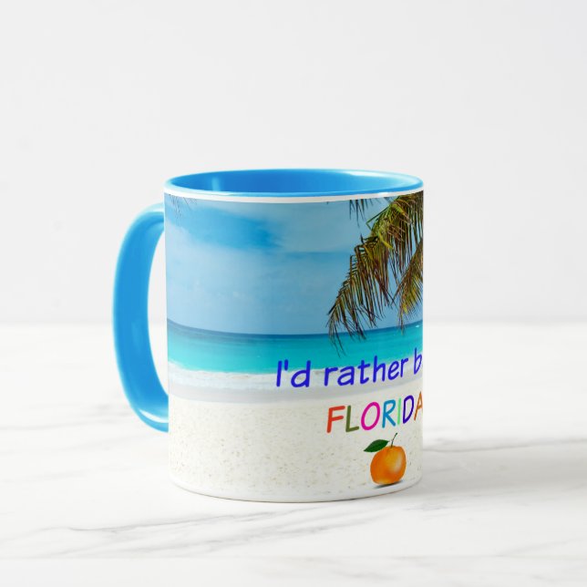 Taza Prefiero estar en Florida (Anverso izquierdo)
