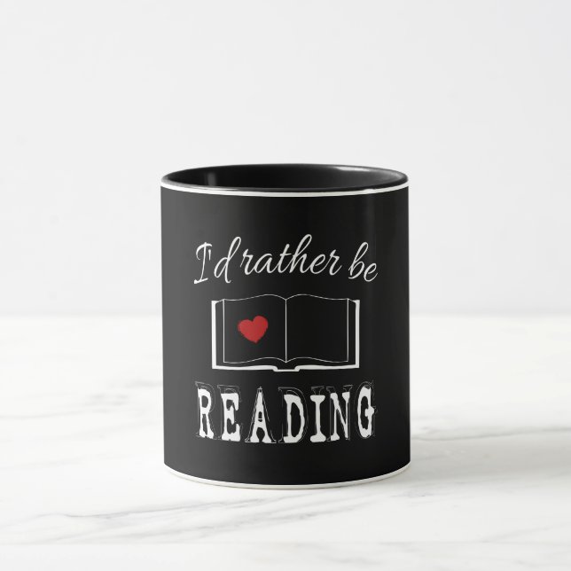Taza Prefiero estar leyendo (Centro)