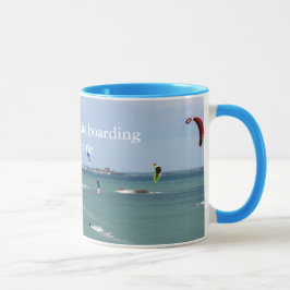 Taza Prefiero ser kite board - personalizado