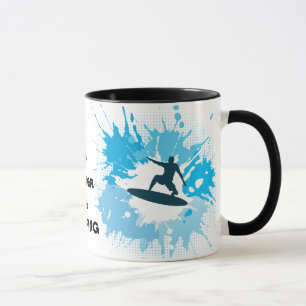 Taza Prefiero ser Surfing Design Coffee Mug Cup