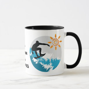 Taza Prefiero ser Surfing Design Coffee Mug Cup
