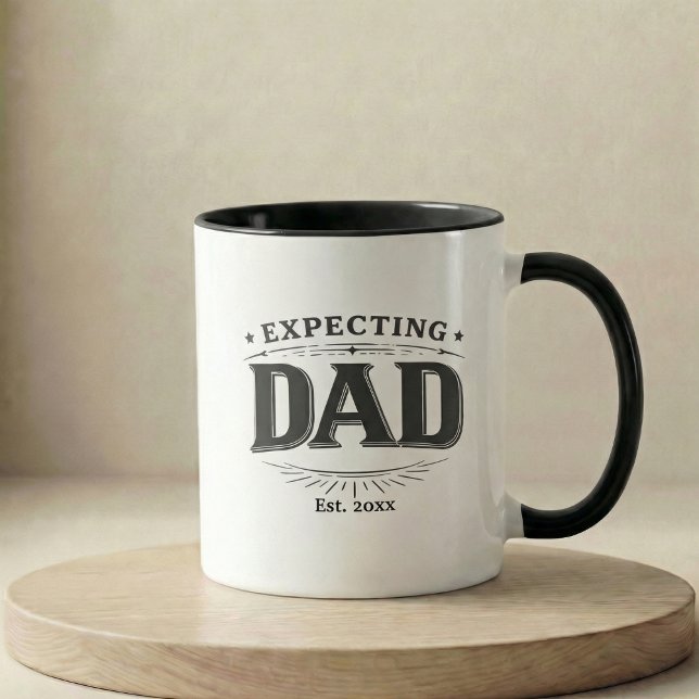 Taza Pregnancy Announcement Gift Expecting Dad (Pregnancy Announcement Gift Expecting Dad Mug)