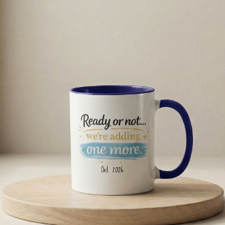 Taza Pregnancy Announcement Mug Ready Or Not