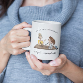 Taza Pregúntame sobre mi podcast | Monograma Podcaster