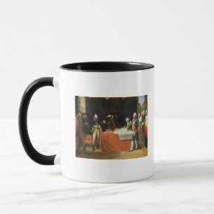 Taza Preliminares de la paz firmada en Leoben