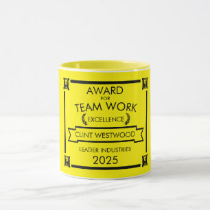 Taza Premio al trabajo del equipo de personal corporati