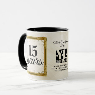 Taza Premio de aniversario por desempeño del empleado