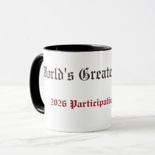 Taza Premio divertido a la participación del mejor padr