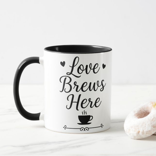 Taza Preparado con amor (Con donut)