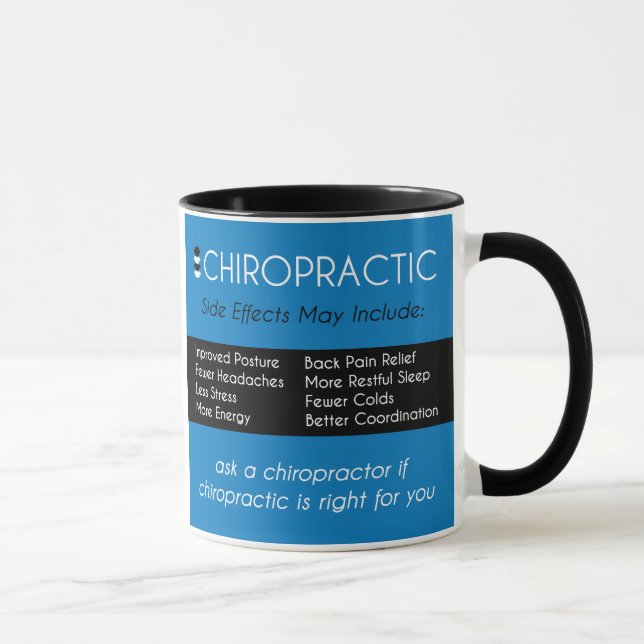 Taza Prescripción para la quiropráctica - efectos (Derecha)