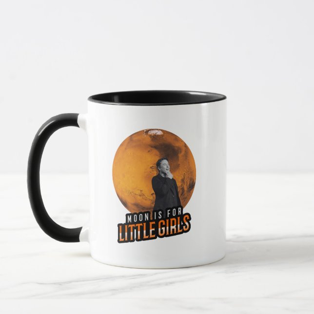 Taza Presentando "La luna es para las niñas" Mug (Izquierda)