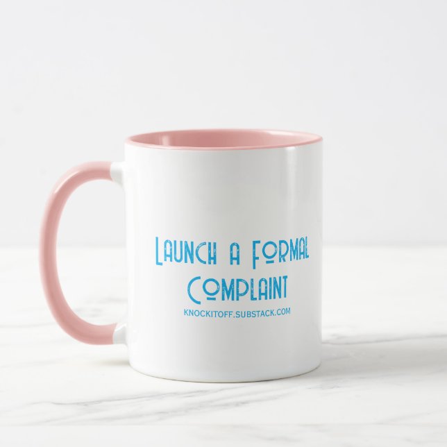 Taza Presentar una Queja Formal (Izquierda)