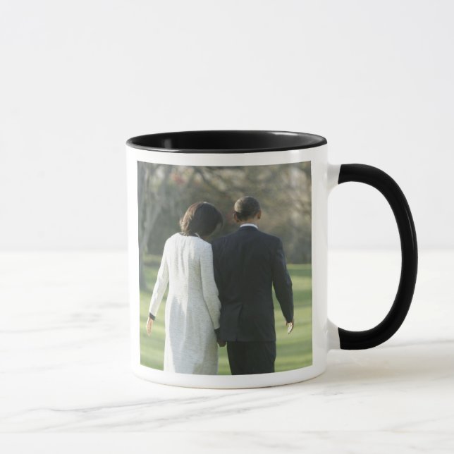 Taza Presidente Barack Obama y primera señora Michelle (Derecha)