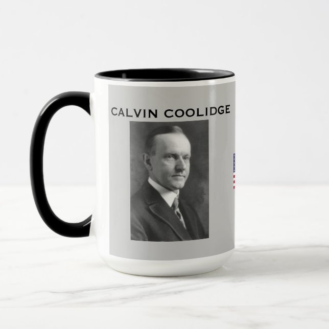 Taza Presidente Calvin Coolidge Mug (Izquierda)