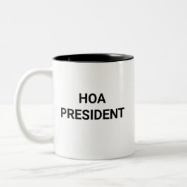 Taza Presidente de la HOA Divertido Líder del Barrio