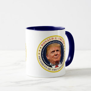 Taza Presidente Donald Trump recuerdo del Día de la Ina