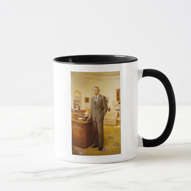 Taza Presidente estadounidense James Earl Carter Oficin (Derecha)