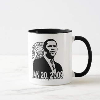 Taza Presidente Obama Inauguration BW