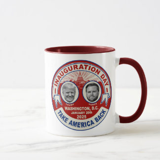 Taza Presidente Trump recuerdo del Día de Inauguración 