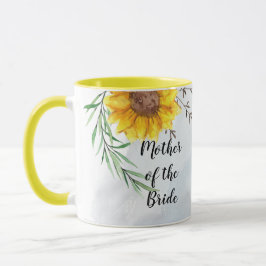 Taza PRESUPUESTO Madre Novia Groom Boda Regalos Girasol