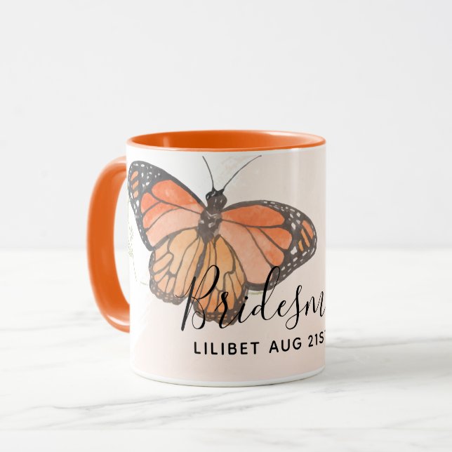 Taza PRESUPUESTO Novias de la dama de honor regalos (Anverso izquierdo)