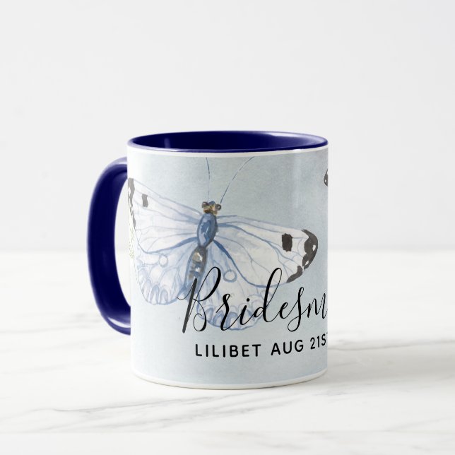 Taza PRESUPUESTO Novias de la dama de honor regalos (Anverso izquierdo)