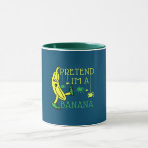 Taza Pretende que soy un disfraz de Halloween divertido