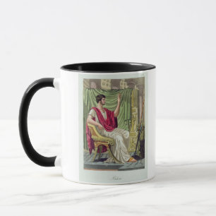 Taza Pretor, no. 38 de "Roma antigua", grabada por L
