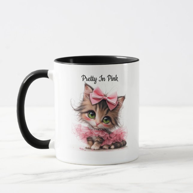 Taza Pretty In Pink. – Kitten Mug (Izquierda)