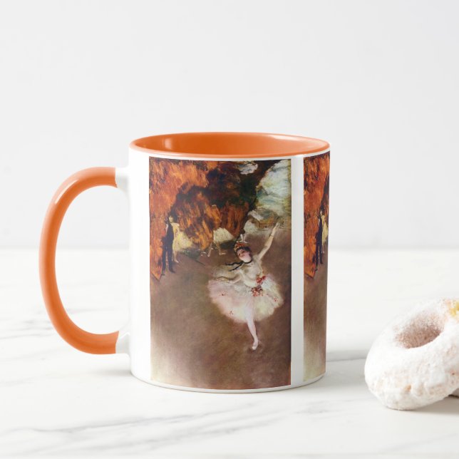 Taza Prima Ballerina, Rosita Mauri por Edgar Degas (Con donut)