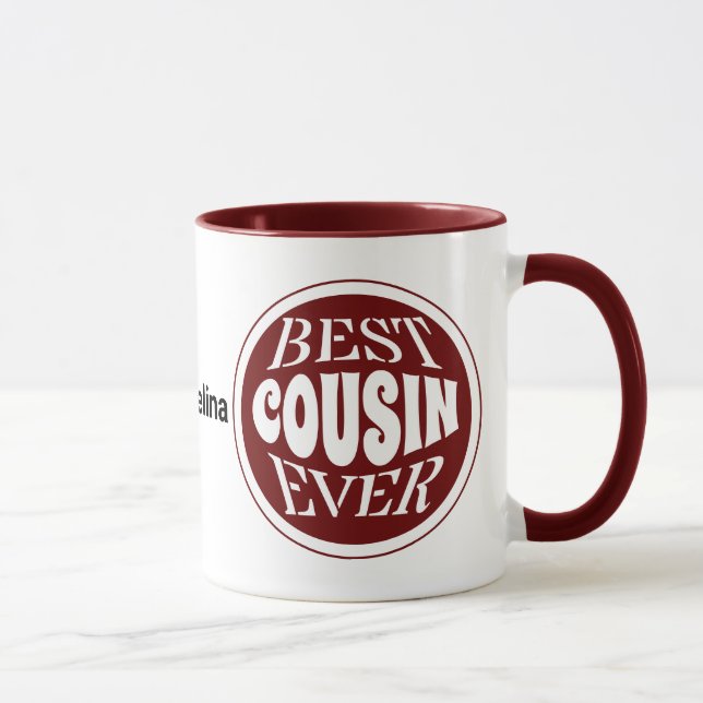Taza PRIMA ROJO MEJOR QUE NUNCA SE Personaliza (Derecha)