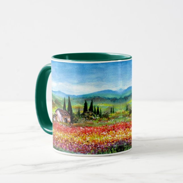 TAZA PRIMAVERA EN LA TOSEANA 3 (Anverso izquierdo)