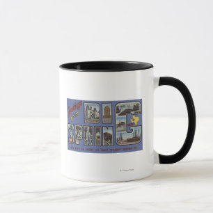 Taza Primavera grande, Tejas - escenas grandes de la