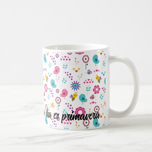 Taza primavera para regalar a un amigo (Derecha)